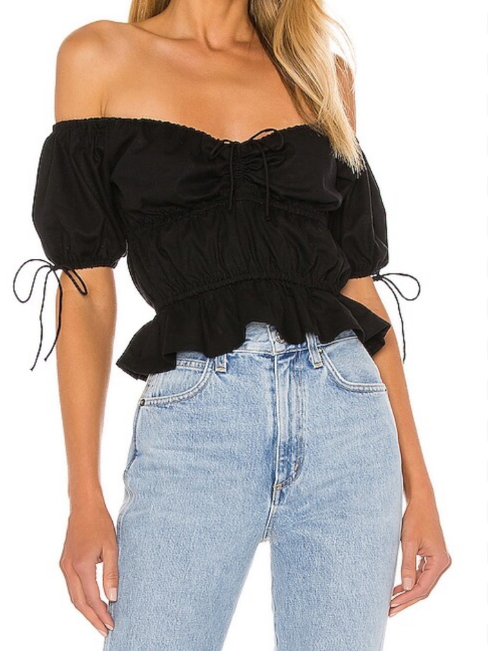 MAJORELLE Black Hearst top